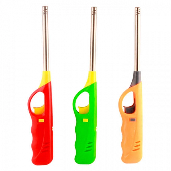 Пьезозажигалка Globus BBQ НВ003С газовая многоразовая