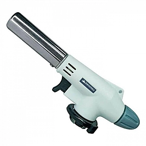 Горелка газовая VertexTools Белая керамика с пьезорозжигом