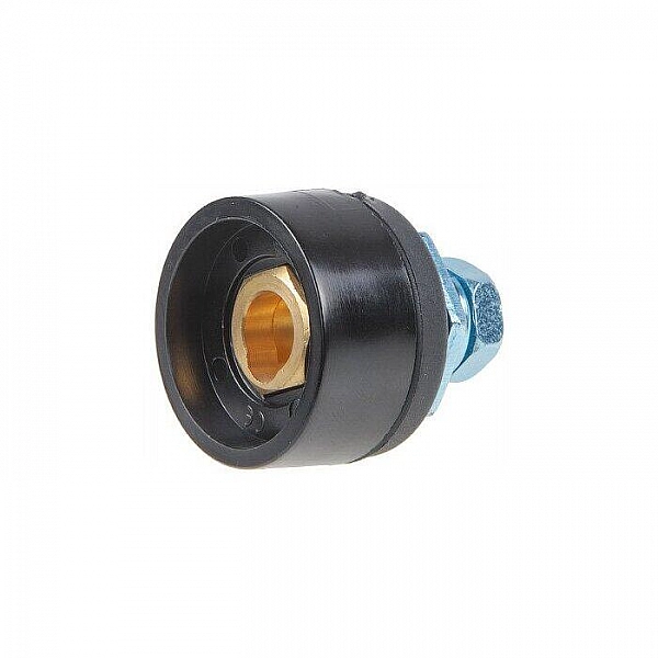 Разъем сварочный Solaris WA-2475 DX25 панельный 10-25 мм.кв мама