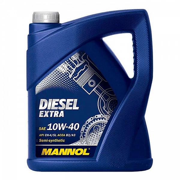 Масло моторное полусинтетическое Mannol Diesel Extra SAE 10W-40 API CH-4/SL 5 л