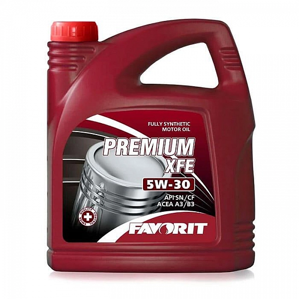 Масло моторное Favorit Premium XFE SAE 5W-30 API SN/CF 5 л