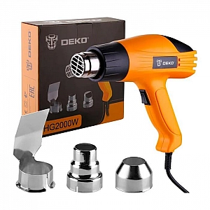Фен строительный Deko HG2000W 063-4166. Изображение - 1