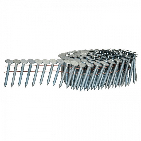 Гвоздь кровельный 3.1/38 мм барабанный кольцевой цинк 120 шт