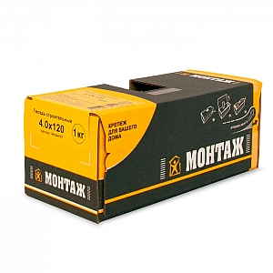 Гвоздь строительный 4*120 мм Монтаж MK204187 1 кг