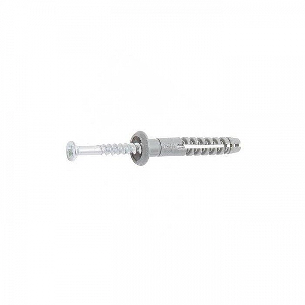 Дюбель быстрого монтажа 8*120 мм ЕКТ с гвоздевым шурупом цилиндр 8 шт