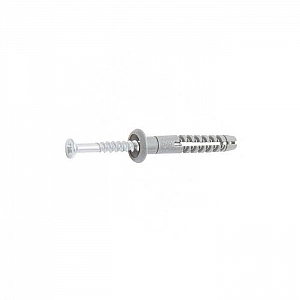 Дюбель с гвоздевым шурупом 6*40 мм ЕКТ BM001146 гриб полипропилен 10 шт