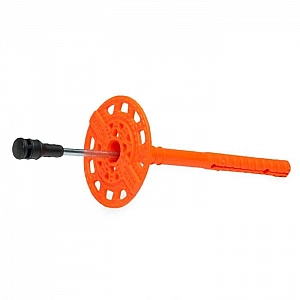 Дюбель тарельчатый 10*120 мм ЕКТ со стальным гвоздем с термоголовкой DTI-10-120 350 шт. Изображение - 2