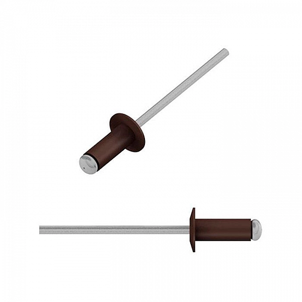 Заклепка вытяжная 4.8*12 мм Starfix SMZ1-68055-25 алюминий/сталь Ral 8017 25 шт