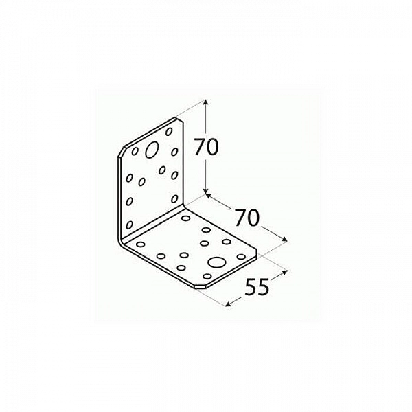 Уголок соединительный Domax 2 70*70*55 мм