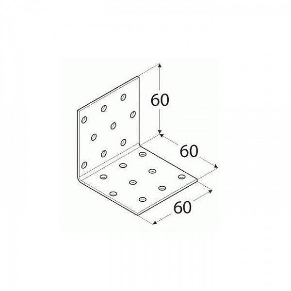 Уголок монтажный Domax 4 60*60*60 мм