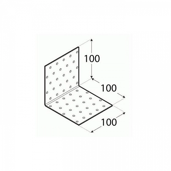 Уголок монтажный Domax 13 100*100*100 мм