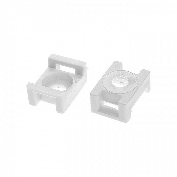 Площадка для хомута-стяжки 16*23 мм Starfix Smp2-51310-50 усиленная белая 50 шт