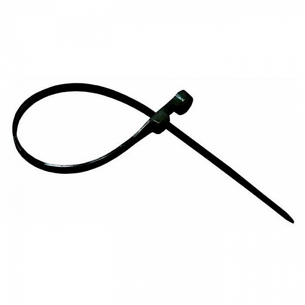 Стяжка кабельная Rexant нейлоновая 100*2.5 мм черная 100 шт