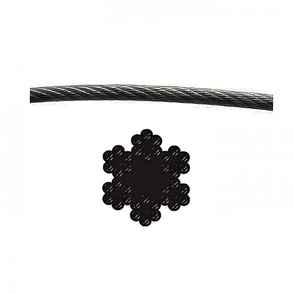 Трос стальной М1 Starfix SMP-53671-200 круглопрядный SWR