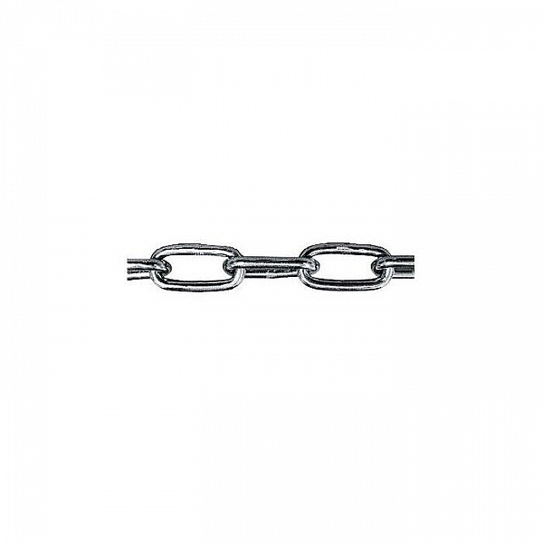 Цепь сварная длиннозвенная М5 Starfix SMP-42317-40/30 м оцинкованная