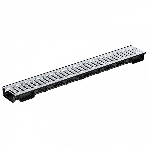 Лоток Ecoteck Lite 100 h 56 с решеткой стальной класс А15