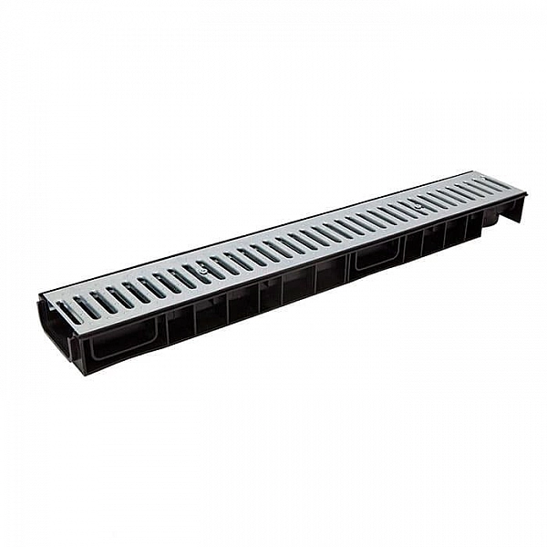 Лоток Ecoteck Standart 100.65 h69 с решеткой стальной класс А15