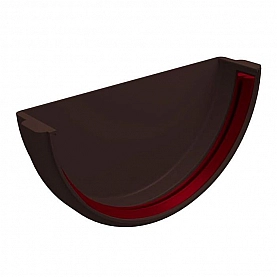 Заглушка желоба универсальная Grand Line коричневая RR 32