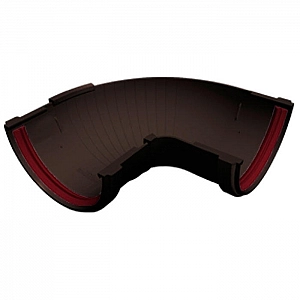 Угол желоба составной 90-150° Grand Line коричневый RR 32