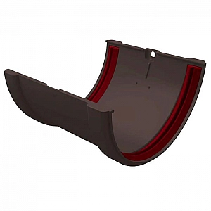 Соединитель желобов Grand Line Стандарт графит RAL 7024