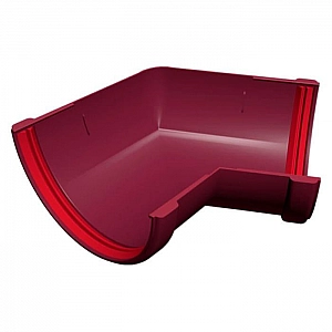 Угол желоба 135° Grand Line бордо RAL 3005