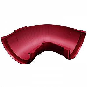 Угол желоба составной 90-150° Grand Line бордо RAL 3005