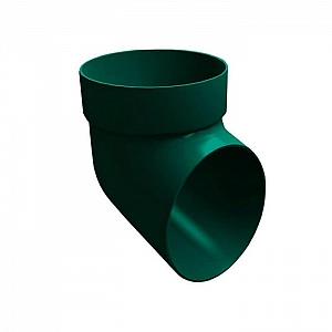 Колено сливное Grand Line Стандарт зеленый RAL 6005