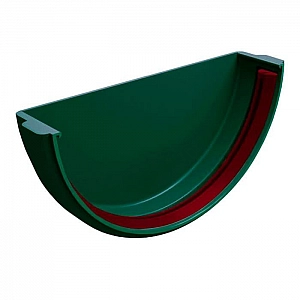 Заглушка желоба универсальная Grand Line зеленый RAL 6005