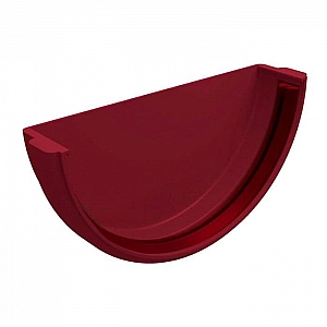 Заглушка желоба универсальная Grand Line бордо RAL 3005