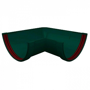 Угол желоба 90° Grand Line зеленый RAL 6005