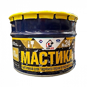 Мастика гидроизоляционная битумная Тайфун IzoLux №24 10 кг. Изображение - 1