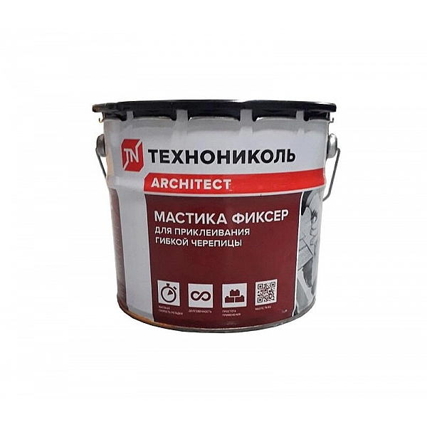 Мастика для гибкой черепицы ТехноНиколь Фиксер №23 3.6 кг