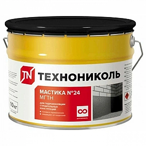 Мастика гидроизоляционная ТехноНиколь №24 МГТН 10 кг