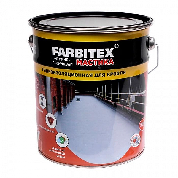 Мастика резиновая Farbitex Ф0И66000/1 4 кг