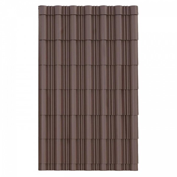 Лист кровельный Slavdah 1.05*2.2 м шоколадно-коричневый