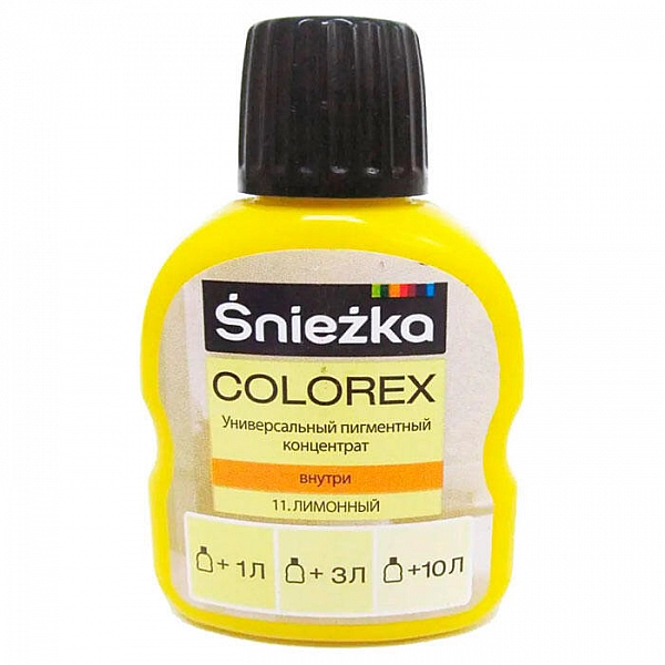 Пигментный концентрат универсальный Sniezka Colorex 11 лимонный 100 мл