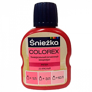 Пигментный концентрат универсальный Sniezka Colorex 23 красный 100 мл