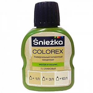 Пигментный концентрат универсальный Sniezka Colorex 72 оливковый 100 мл