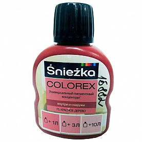 Пигментный концентрат универсальный Sniezka Colorex 73 красное дерево 100 мл