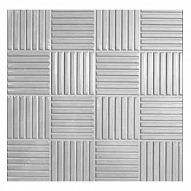 Плитка тротуарная Ластрико Паркет 300*300*30 мм серая