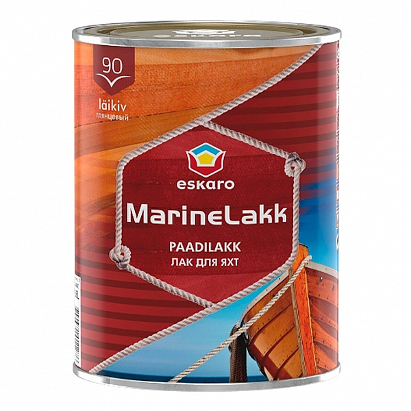 Лак Eskaro Marine Lakk 90 для яхт 2.4 л глянцевый