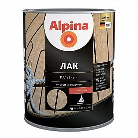 Лак Alpina палубный 0.75 л глянцевый