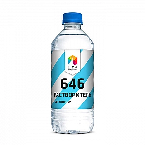 Растворитель Lida 646 для лакокрасочных материалов 1 л