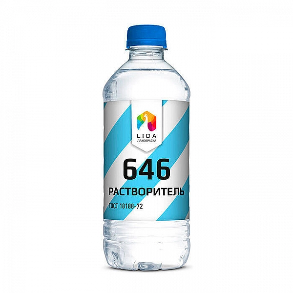 Растворитель Lida 646 для лакокрасочных материалов 1 л