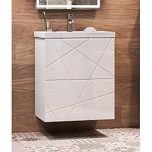 Тумба Vigo Geometry 600-0-2 + умывальник Kirovit Фостер 60. Изображение - 2