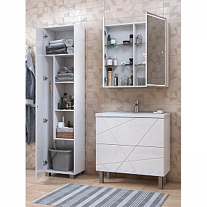 Тумба Vigo Geometry 700-0-2 + умывальник Kirovit Фостер 70. Изображение - 3