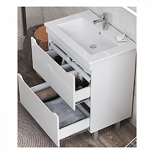 Тумба Vigo Grani 750-0-2 2 ящика + умывальник Kirovit Оскар 75. Изображение - 1