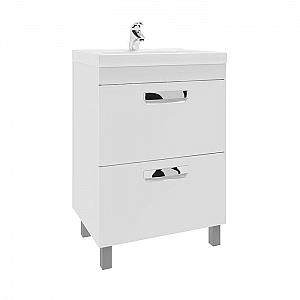 Тумба Vigo Plaza 600-0-2 2 ящика + умывальник Фостер 60