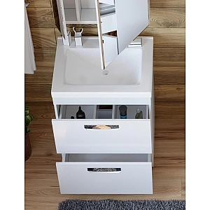 Тумба Vigo Plaza 600-0-2 2 ящика + умывальник Фостер 60. Изображение - 2