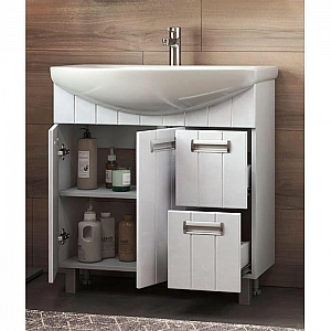 Тумба Vigo Diana 800-2-2 + умывальник Santek Балтика 80. Изображение - 2